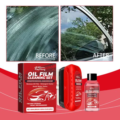 Car windshield cleaner renovation decontamination cleaning oil film cleaning agent