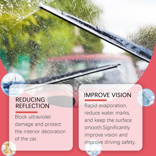 Car windshield cleaner renovation decontamination cleaning oil film cleaning agent