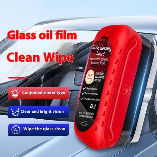 Car glass cleaner car rearview mirror sea oil film cleaning sponge