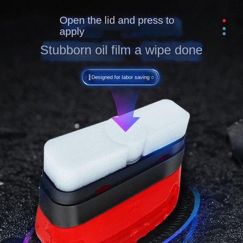 Car glass cleaner car rearview mirror sea oil film cleaning sponge
