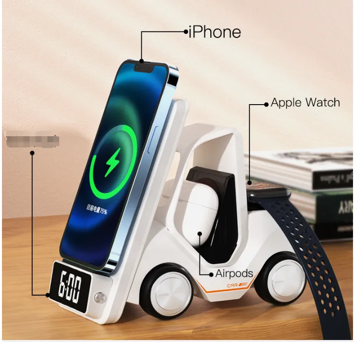 💥💥💥Universal Multifunction QI 3 in 1 Magnetic Wireless Charger For iPhone & iWatch & AirPods