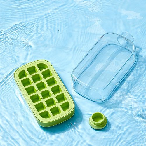 💥💥💥2 in 1 Ice Water Drink Bottle Custom Summer DIY Storage Box Iced Fruit Drinks Ice Cube Maker Bottle Cooling Mold with Straw