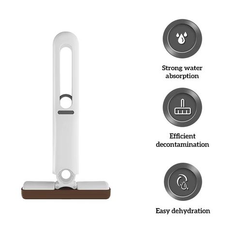 💥💥💥Powerful squeeze portable dry-wet mini handheld small mop, for indoor cleaning-Powerful cleaning, just one pull and it's all gone!