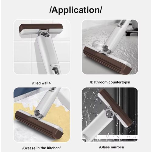💥💥💥Powerful squeeze portable dry-wet mini handheld small mop, for indoor cleaning-Powerful cleaning, just one pull and it's all gone!