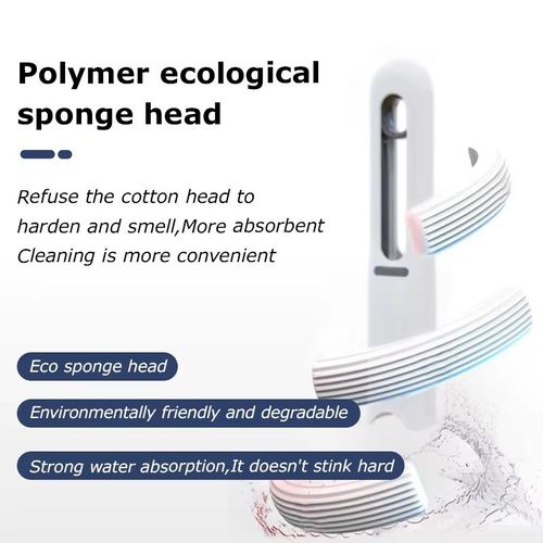 💥💥💥Powerful squeeze portable dry-wet mini handheld small mop, for indoor cleaning-Powerful cleaning, just one pull and it's all gone!