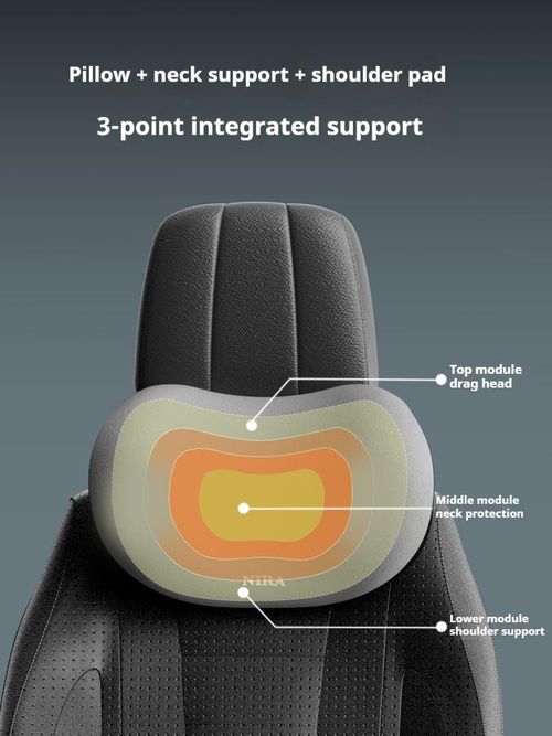 💥💥💥Waist Cushion Seat Covers Car Interior Accessories Headrest Driver Pillow Vehicle Backrest Back Support Neck Memory Foam Seat