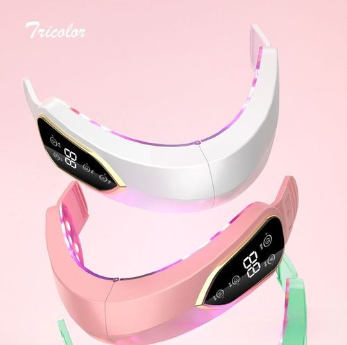 V-shaped facial lifting device with double chin massage function - facial tightening device with vibrating facial lifting beauty appliance