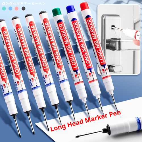 💥💥💥Long-head marker pen Punching positioning-Quick-drying and waterproof-Less likely to stain hands