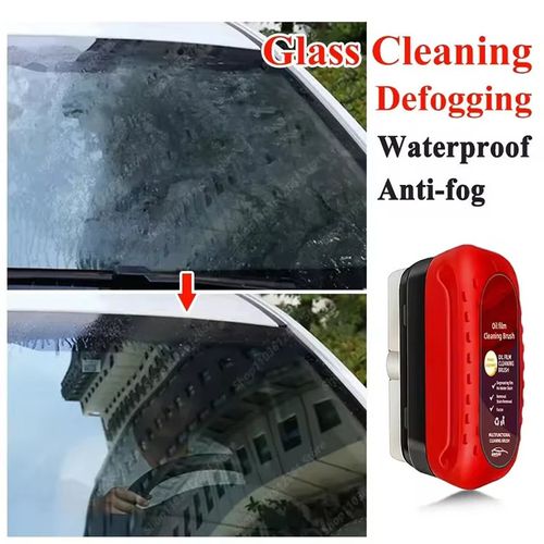 💥💥💥Car Glass Coating Oil Film Clean Brush Rearview Mirrors Anti-fog Rain-proof Windows Cleaning Glass Repair Lamp Polishing Agent