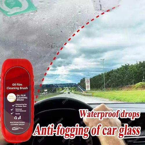 💥💥💥Car Glass Coating Oil Film Clean Brush Rearview Mirrors Anti-fog Rain-proof Windows Cleaning Glass Repair Lamp Polishing Agent