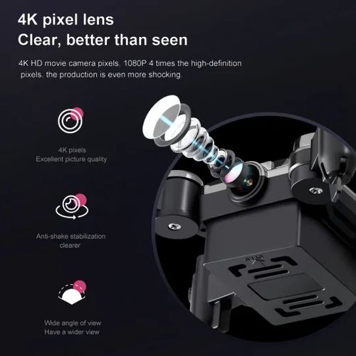 💥💥💥Foldable Drone 4K with Camera, FPV Drone for Kids And Adults, Mini Drone for Beginners Pocket FPV Quadcopter with 360° Flip And Movement Control