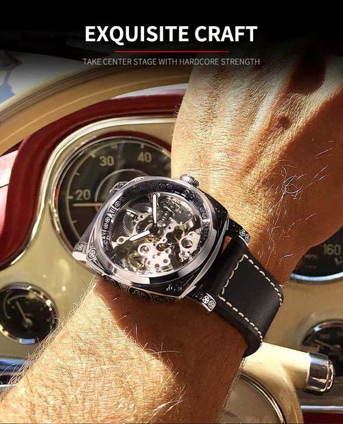 🔥🔥🔥2025 TOP BRAND Multifunction engraved mechanical watch