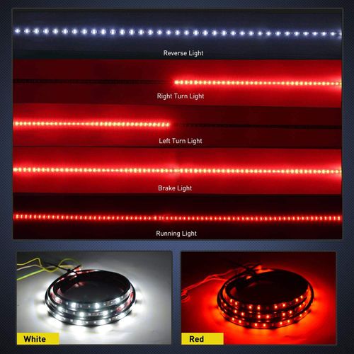🔥🔥🔥LED tailgate lights, turn signals and driving and reversing lights