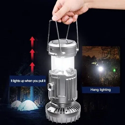 🌈🌈🌈Portable LED Camping Lantern With Fan