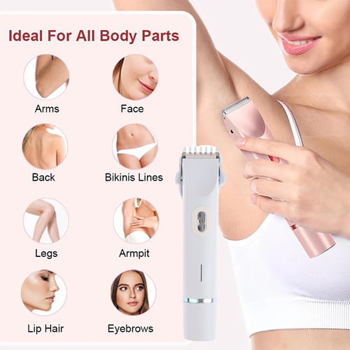 🔥🔥🔥 Electric hair remover with two heads for women, personal shaver, 2 gifts for a limited time