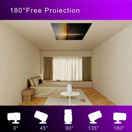 🔥🔥🔥Y400 Projector 1080P Android Smart 4K HD 150-inch Home Theater Dual Wifi6 Outdoor Portable projector HY300 upgraded version🔥🔥🔥
