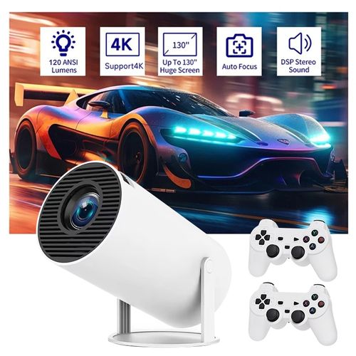 🔥  Intelligent 4K projector 130 inches. The Android 11 system has built-in Netflix and YouTube, dual WIFI 6 and Bluetooth 5.0, and supports connection between mobile phones and computers