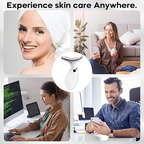 💎💎💎Red Light Therapy for Face, 7 Colors LED Facial Light Therapy Wand for Home Skin Care, Blue Light Therapy Facial Massage Tool for Neck