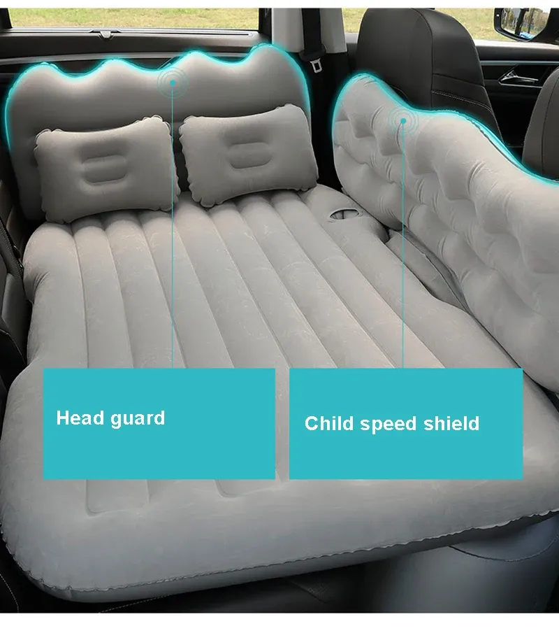 💥💥💥Car Travel Bed Automatic Air Mattress Sleeping Pad Inflatable BackSeat Bed Outdoor Cushions Camping Sofa Bed Accessories for Car