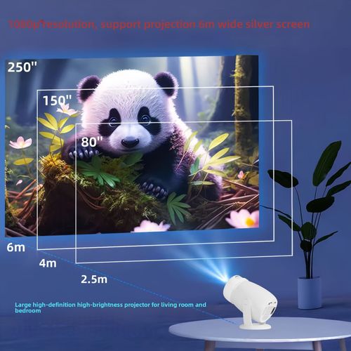 🔥🔥🔥Y400 Projector 1080P Android Smart 4K HD 150-inch Home Theater Dual Wifi6 Outdoor Portable projector HY300 upgraded version🔥🔥🔥