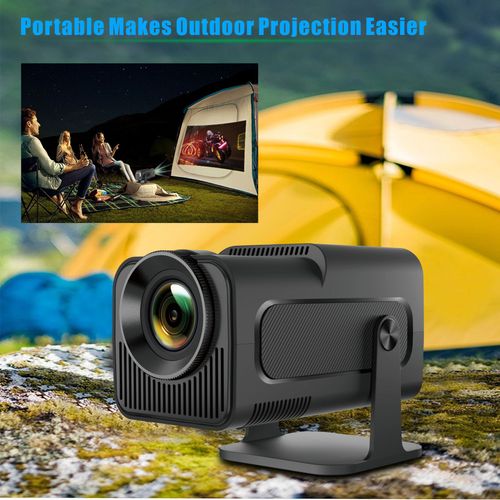 🌈🌈🌈HY320 Projector 1080P Android Smart 4K HD 130-inch Home Theater Dual Wifi6 Outdoor Portable projector HY300 upgraded version