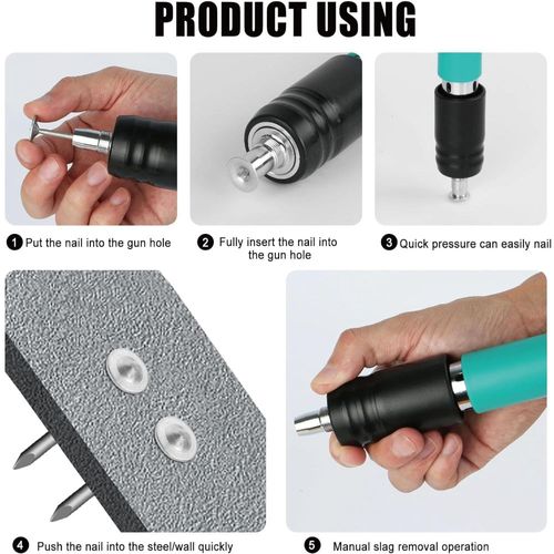 🔥🔥🔥Industrial-grade mini cordless air nail gun
