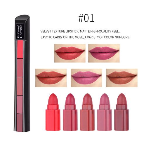 🔥🔥🔥5 in 1 Compact Lipstick-10 colors（2 boxes）