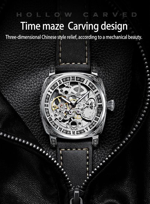 🔥🔥🔥2025 TOP BRAND Multifunction engraved mechanical watch