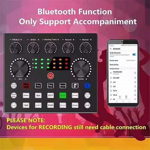 🔥🔥🔥Podcast Equipment Bundle, V8s Audio Interface with All in One Live Sound Card and BM800 Condenser Microphone, Podcast Microphone, Perfect for Recording, Live Streaming