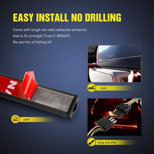 🔥🔥🔥LED tailgate lights, turn signals and driving and reversing lights