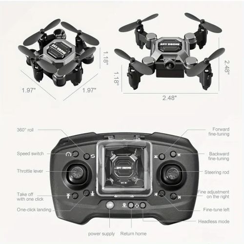 💥💥💥Foldable Drone 4K with Camera, FPV Drone for Kids And Adults, Mini Drone for Beginners Pocket FPV Quadcopter with 360° Flip And Movement Control