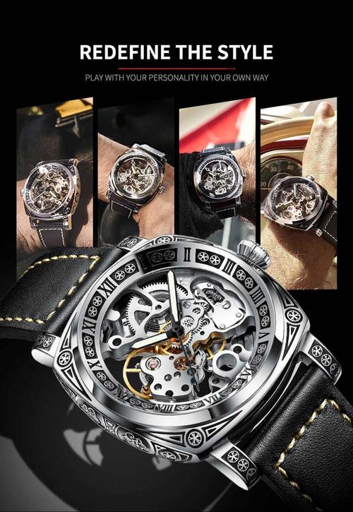 🔥🔥🔥2025 TOP BRAND Multifunction engraved mechanical watch