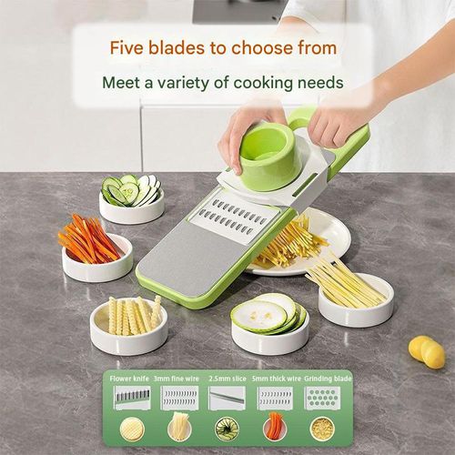 🔥🔥🔥5-in-1 Stainless Steel Veg Cutter
