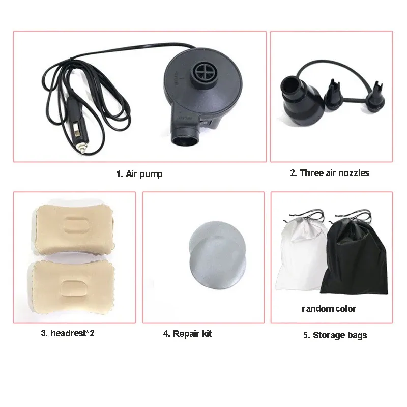 💥💥💥Car Travel Bed Automatic Air Mattress Sleeping Pad Inflatable BackSeat Bed Outdoor Cushions Camping Sofa Bed Accessories for Car