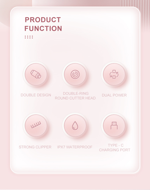 🔥🔥🔥 Electric hair remover with two heads for women, personal shaver, 2 gifts for a limited time