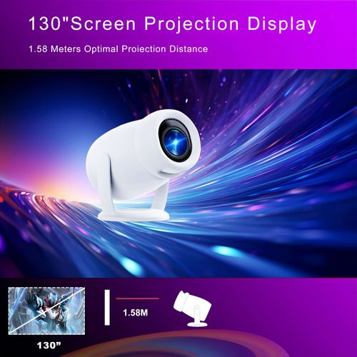 🔥🔥🔥Y400 Projector 1080P Android Smart 4K HD 150-inch Home Theater Dual Wifi6 Outdoor Portable projector HY300 upgraded version🔥🔥🔥