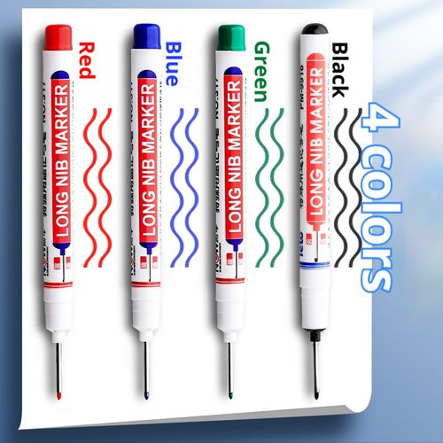 💥💥💥Long-head marker pen Punching positioning-Quick-drying and waterproof-Less likely to stain hands