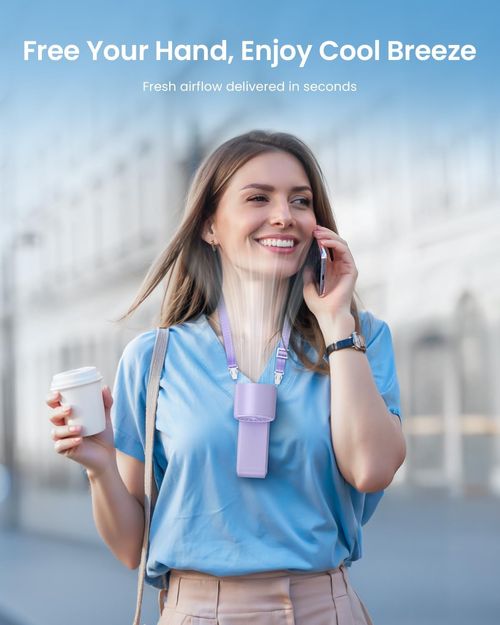 💎💎💎Handheld Portable Fan with Ice Cooler, Speed ​​(1-199) 5500mAh Rechargeable Personal Fan
