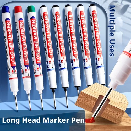 💥💥💥Long-head marker pen Punching positioning-Quick-drying and waterproof-Less likely to stain hands