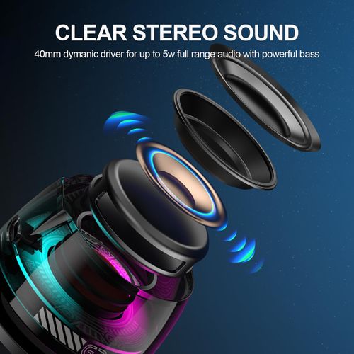 💎💎💎Edifier G200 Magnetic Bluetooth Speaker, 5W Wireless Mini Speaker, Small Phone Speaker Amplifier, Portable Phone Holder with Transparent RGB, Suitable for iPhone, Kitchen, Bicycle, Anything Magnet, Golf Gift