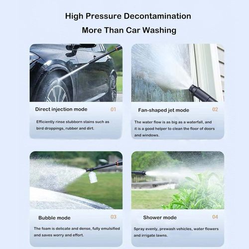 💎💎💎Car Washing Machine Water Spray Gun Car Wash Wireless Lithium Battery Portable High Pressure Car Washer