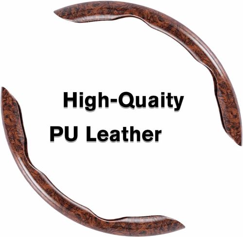 🔥🔥🔥2-3PCS Laser Carbon Fiber Silicone Car Steering Wheel Cover 1K Micro Fiber Leather PVC Wheel Booster Cover Non-Slip Universal