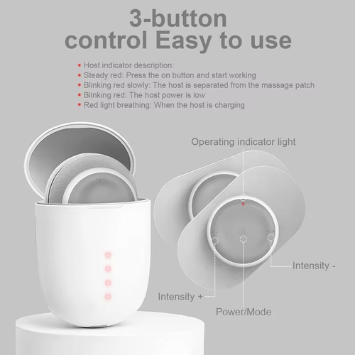 🔥🔥🔥Shoulder and neck pulse and cervical low-frequency pulse therapy device charging massage patch