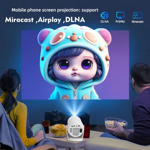 🔥🔥🔥Y400 Projector 1080P Android Smart 4K HD 150-inch Home Theater Dual Wifi6 Outdoor Portable projector HY300 upgraded version🔥🔥🔥