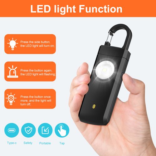 🔥  Safety Guard  130 decibel anti-wolf alarm, save your life in dangerous moments! 🚨