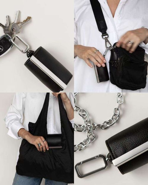 Stylish Keychain Foldable Shopping Bag — Always Ready, Always Fashionable