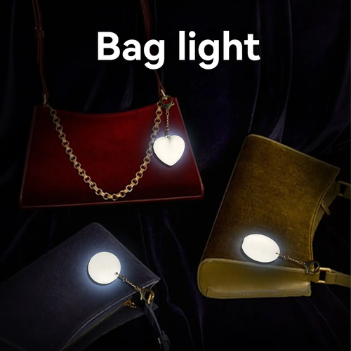 3PC 💖💡Heart Touch Bag Light – Cute & Practical