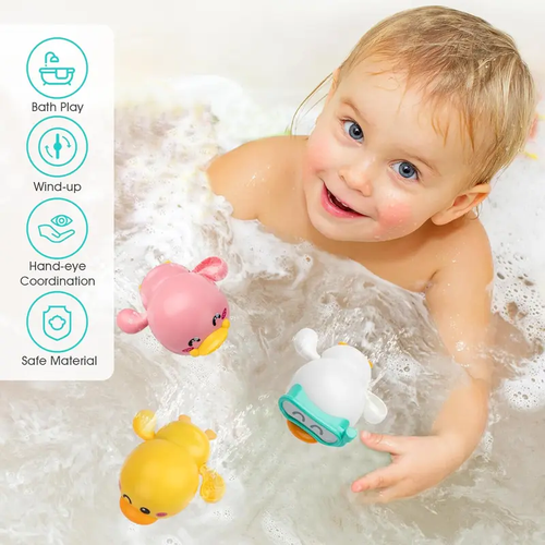 4 Pack Swimming Baby Bath Toys