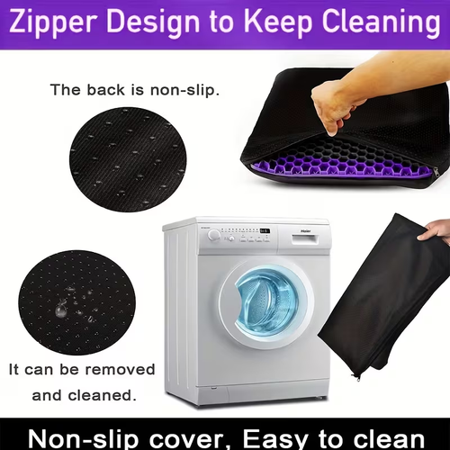 Double-Layer Gel Seat Cushion for All-Day Comfort