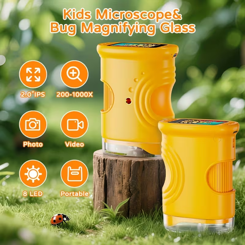 Kids Discovery Microscope – The Gift That Makes Them Love Learning! 🔍🎁
